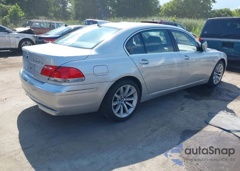 2007 BMW 750Li from USA, damaged, VIN WBAHN83567DT76390